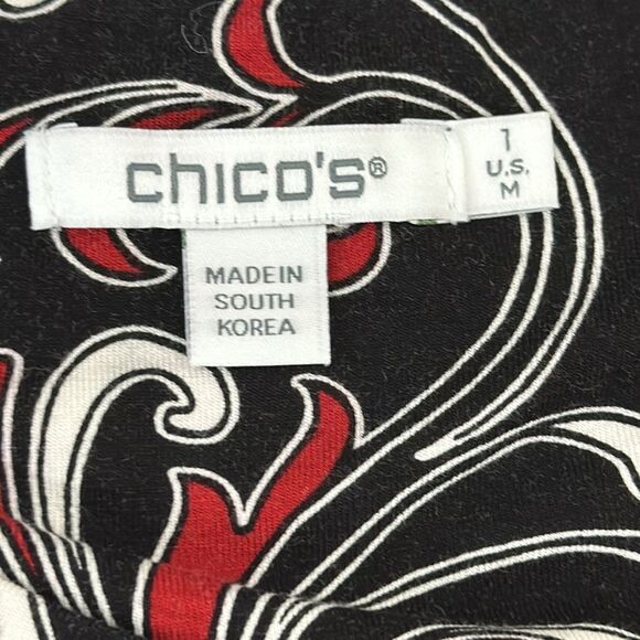 Chico's Touch of Cool™ Swirl Layering Tee Size 1 (8) NWOT - Picture 12 of 15